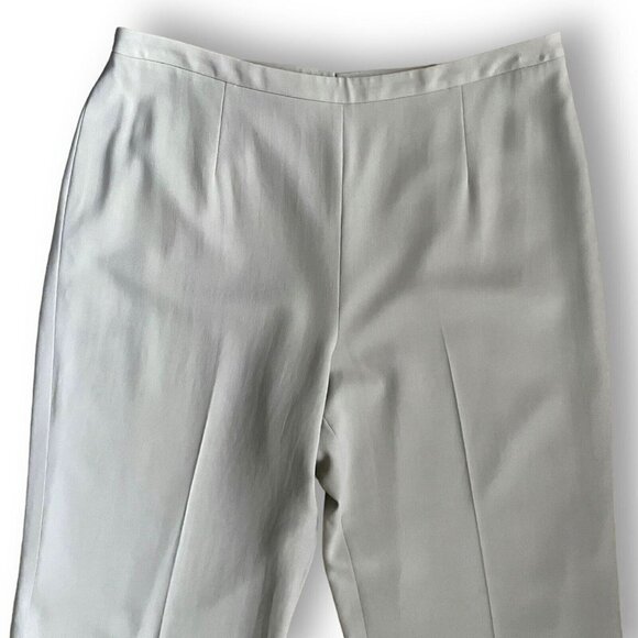 Giorgio Armani Womens Pants Sz 10 29" Waist Taupe Wool Crepe Trouser Minimalist - Picture 4 of 7